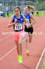 Girls Under-13s 1500 metres, 2023 North Eastern Track and Field Champs., Middlesbrough Sports Village, Middlesbrough. Photo: David T. Hewitson/Sports for All Pics